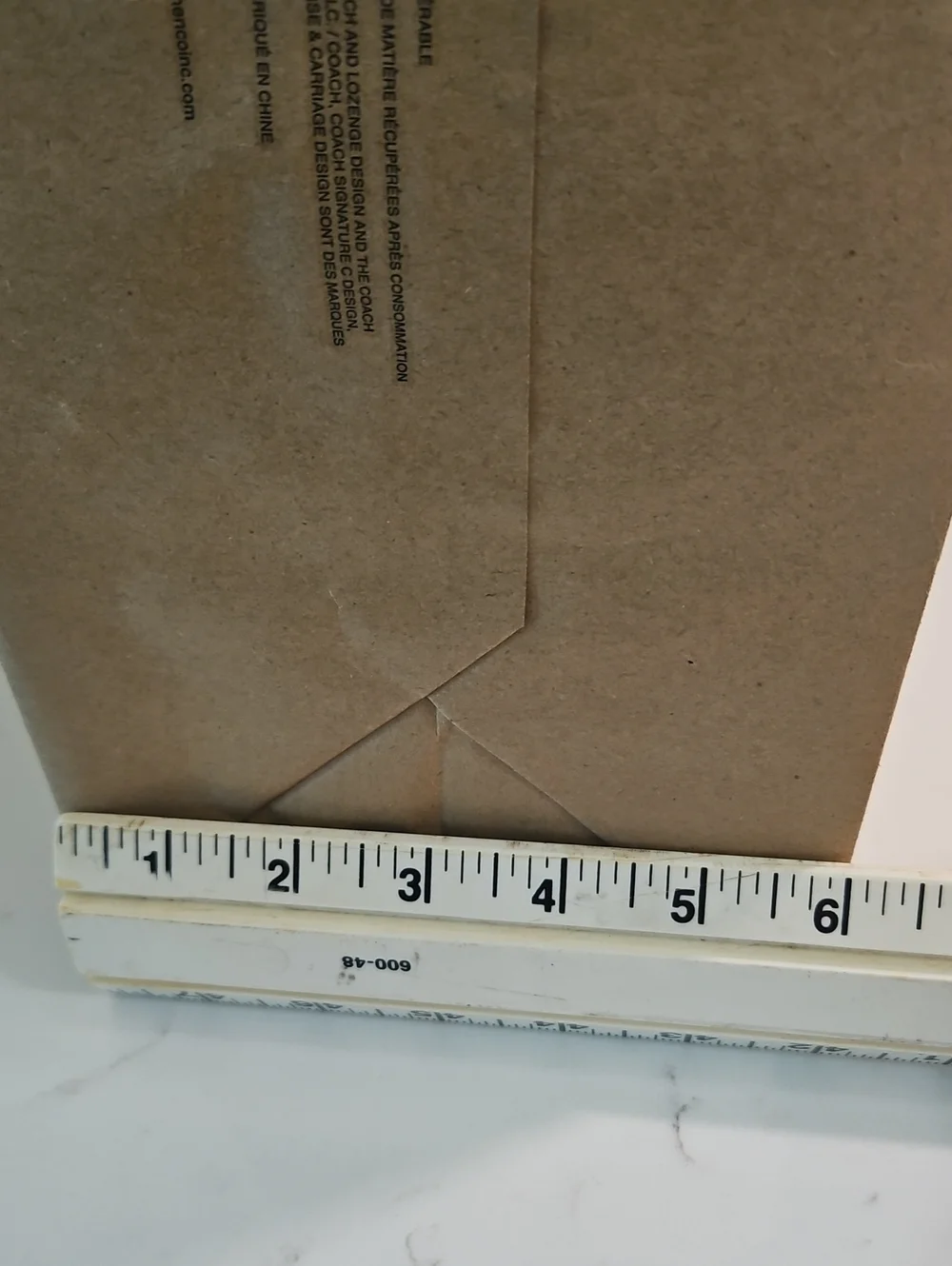 Coach Paper Bag Retail Gift Unisex